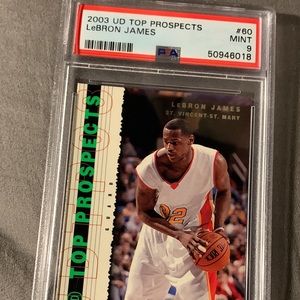 Lebron RC PSA graded 9